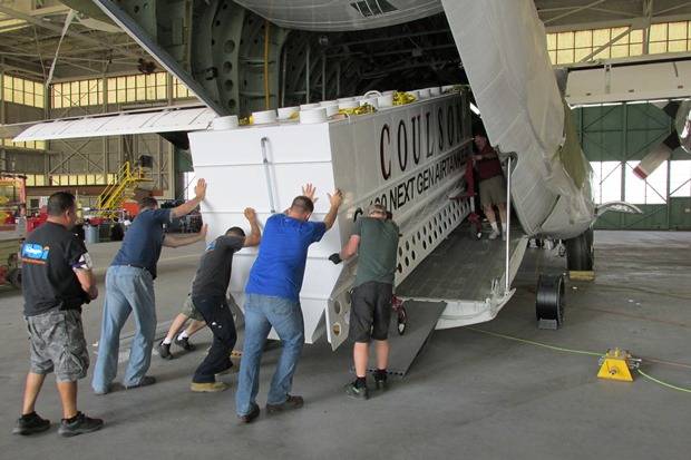 C-130 retardant tank unload