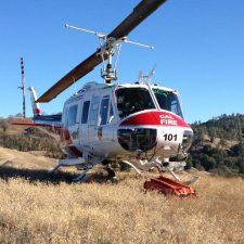 CAL FIRE helicopter 101 prescribed fire