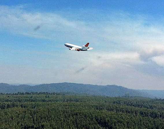 DC-10 Tasmania fire