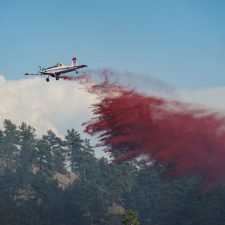 Photos of aircraft on the Red Canyon Fire in the Black Hills of South Dakota