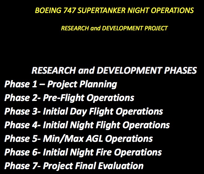 R&D proposal for night drops
