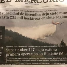 747 Supertanker in the Chilean media