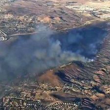 Video of multiple air tankers working the Liberty Fire near Murrieta, CA