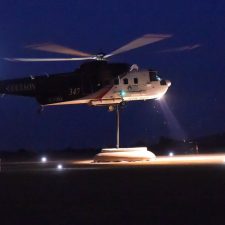 night-flying helicopter Australia