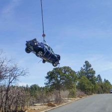 K-MAX lifts vehicles out of Grand Canyon