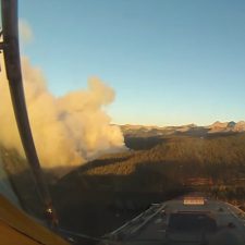 air tanker 850 burro mountain fire colorado wildfire