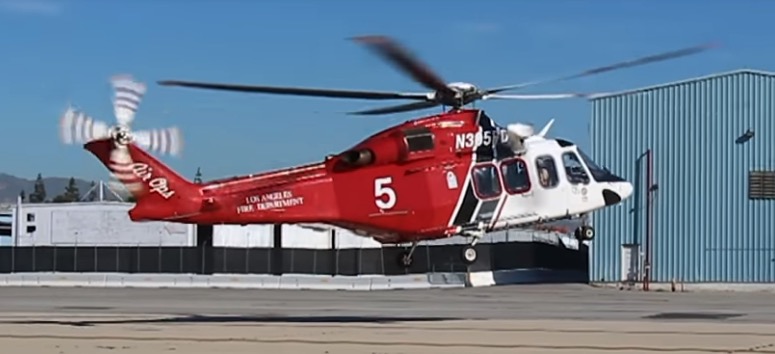 LAFD helicopter