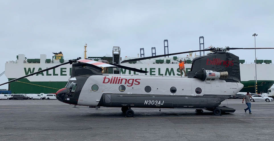 Billings Flying Service CH-47D helicopter Chile