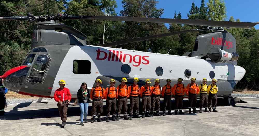 Billings Flying Service CH-47D helicopter Chile