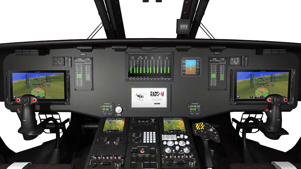 Coulson UH-60 cockpit