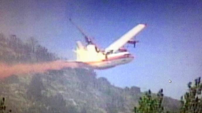 air tanker 130 crash walker california
