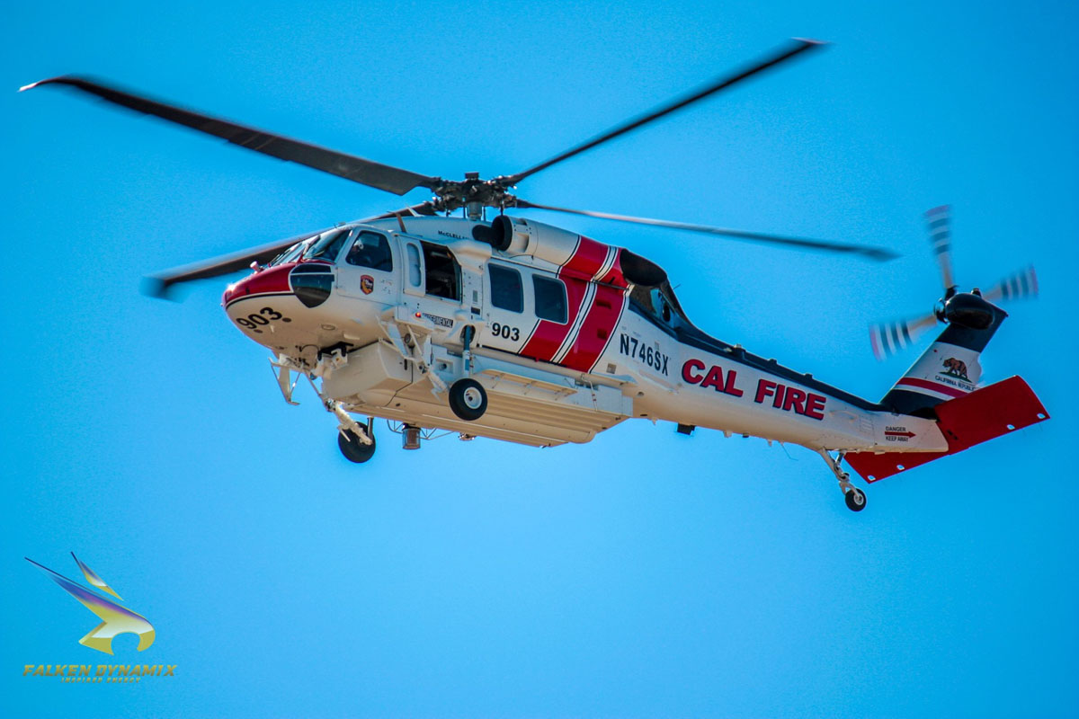 CAL FIRE Firehawk helicopter 903