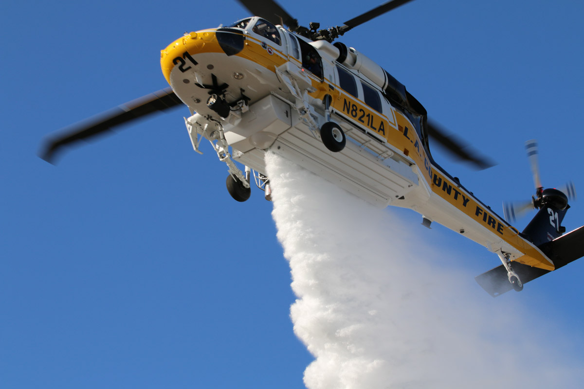 Another Firehawk helicopter has been delivered to Los Angeles County