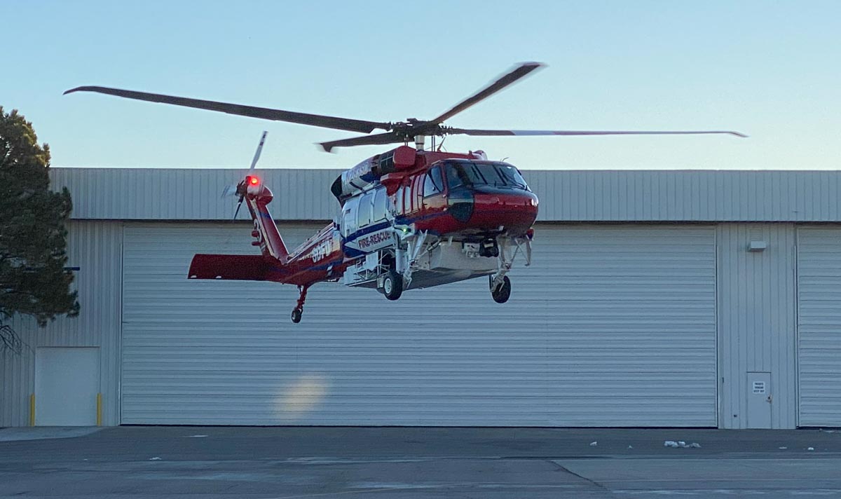 San Diego Fire-Rescue Firehawk helicopter new