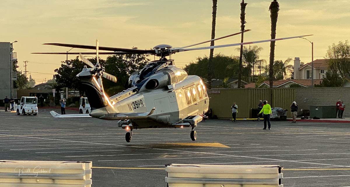 Photos of helicopters arriving at HAI HELIEXPO Fire Aviation