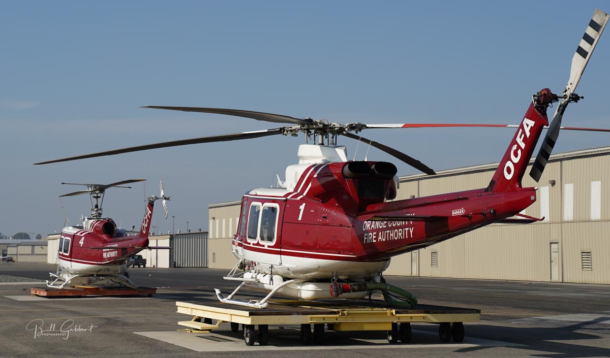 Orange County Fire Authority helicopters