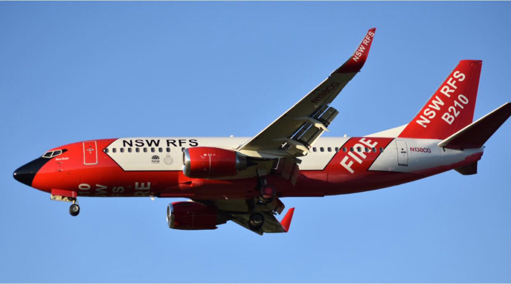 NSW RFS' B-210 737 air tanker