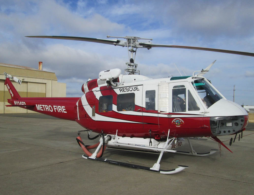 Bell Uh-1H helicopter, Sacramento Fire District