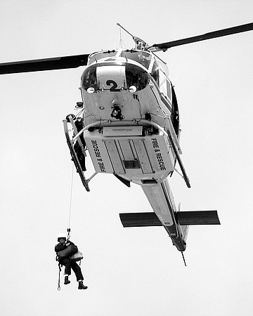 helicopter training rappel