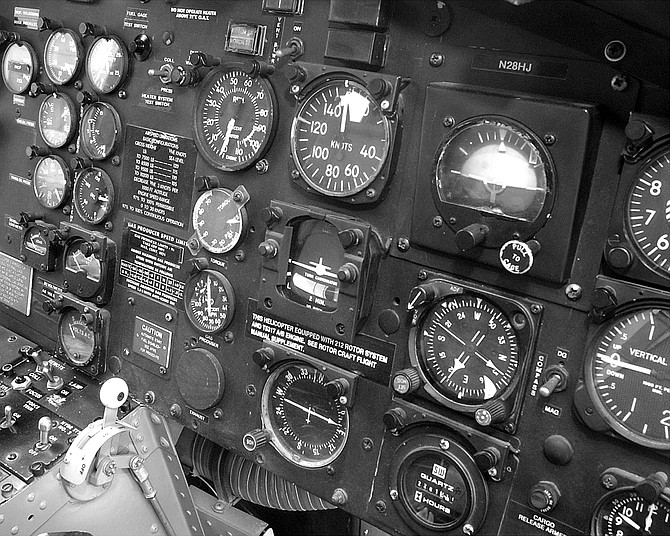 helicopter dashboard