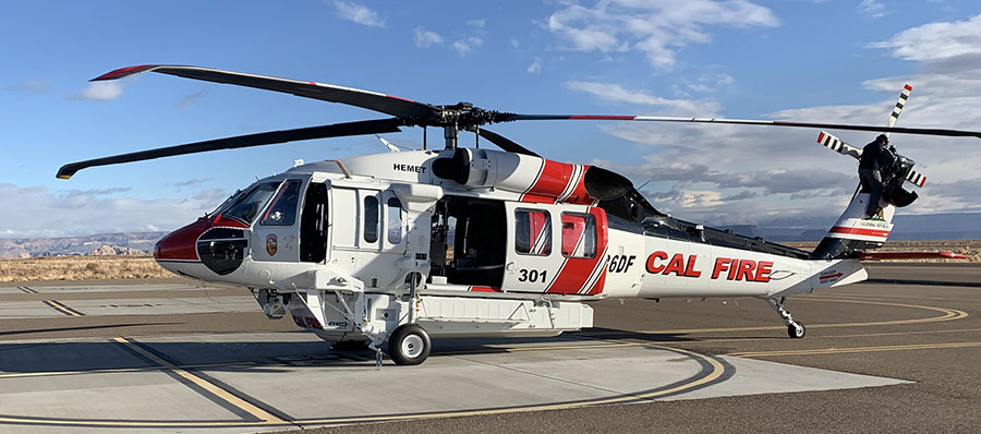 CAL FIRE helicopter 301