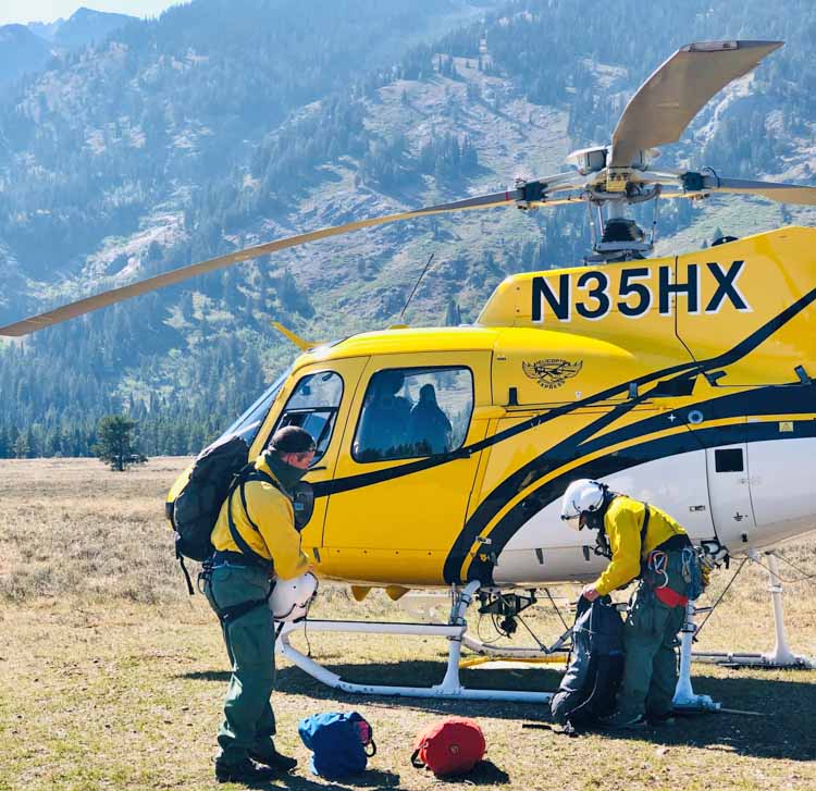 Rangers prepare for search and rescue helicopter