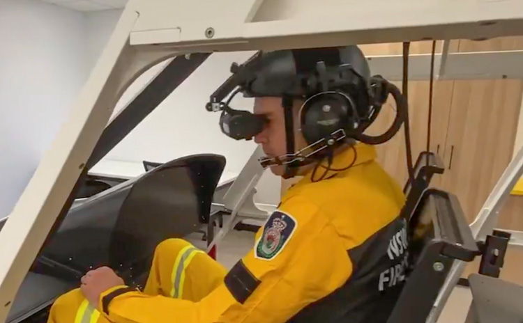 NSW RFS installs aerial firefighting simulator - Fire Aviation