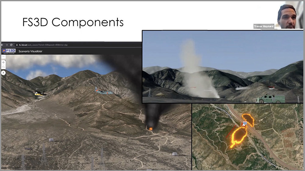 Simulation of Route Fire