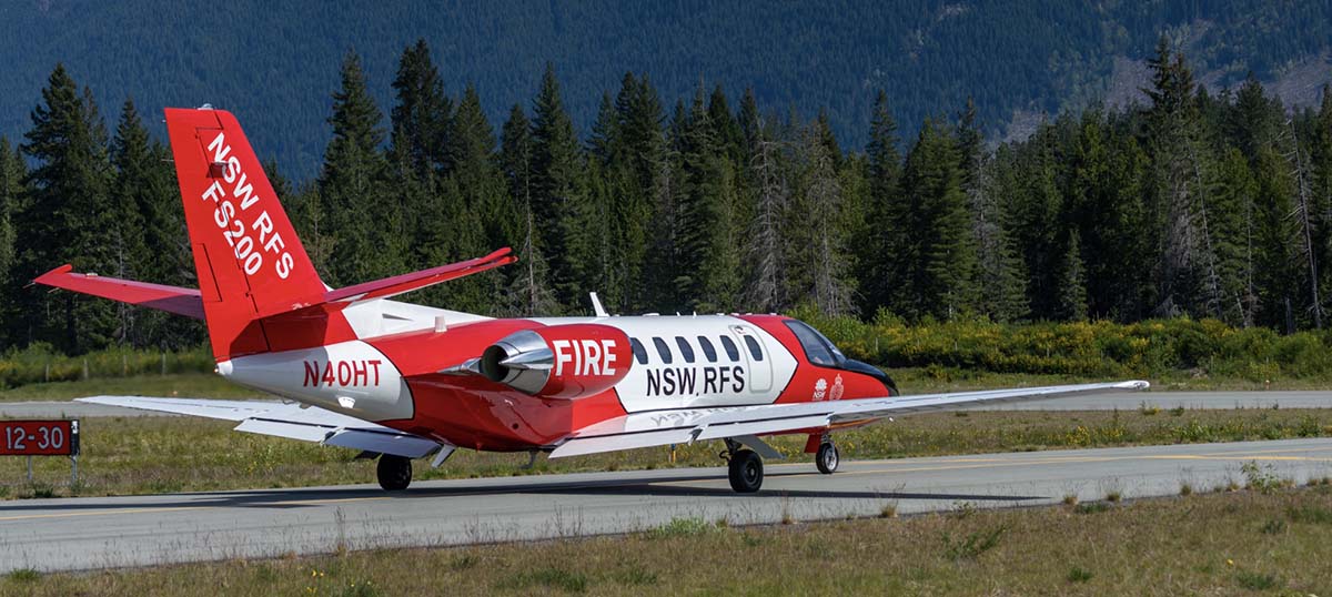 New South Wales Rural Fire Service's FS 200, a Cessna Citation V