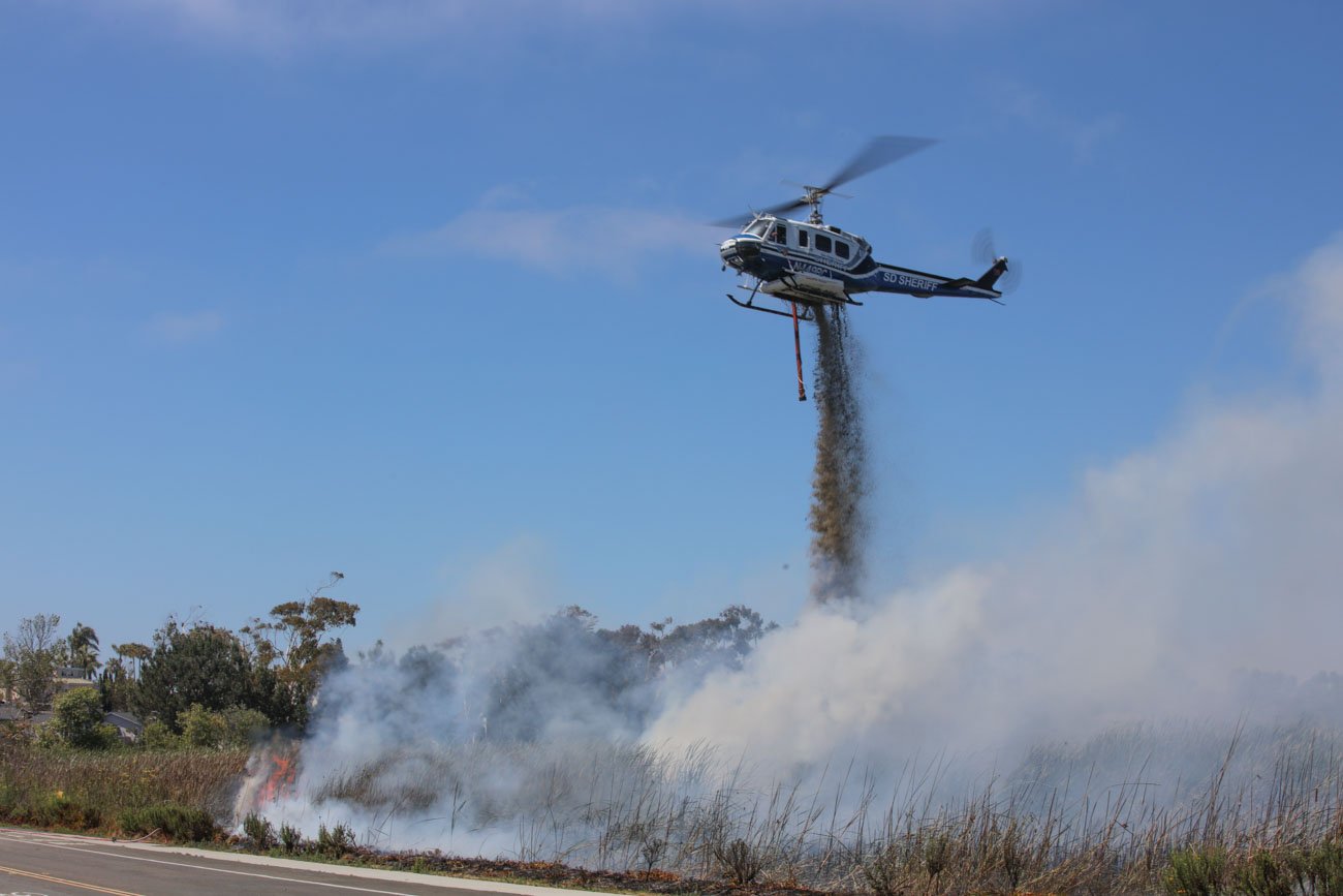 San Diego County Helicopter 10 (N449RC) Launches Carlsbad