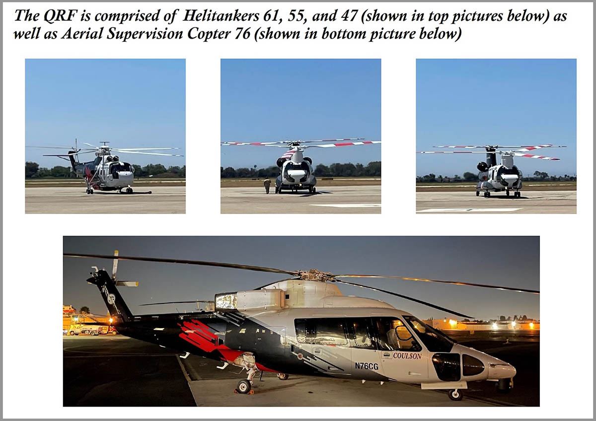 Quick Reaction Force helicopters