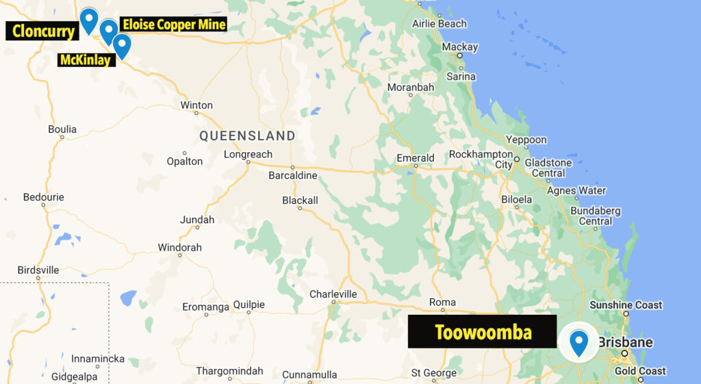 Queensland map