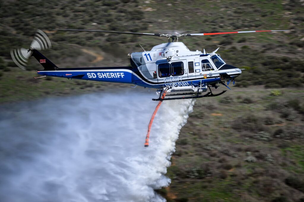 San Diego Sheriff Bell 412EPX photo by Lloyd Horgan